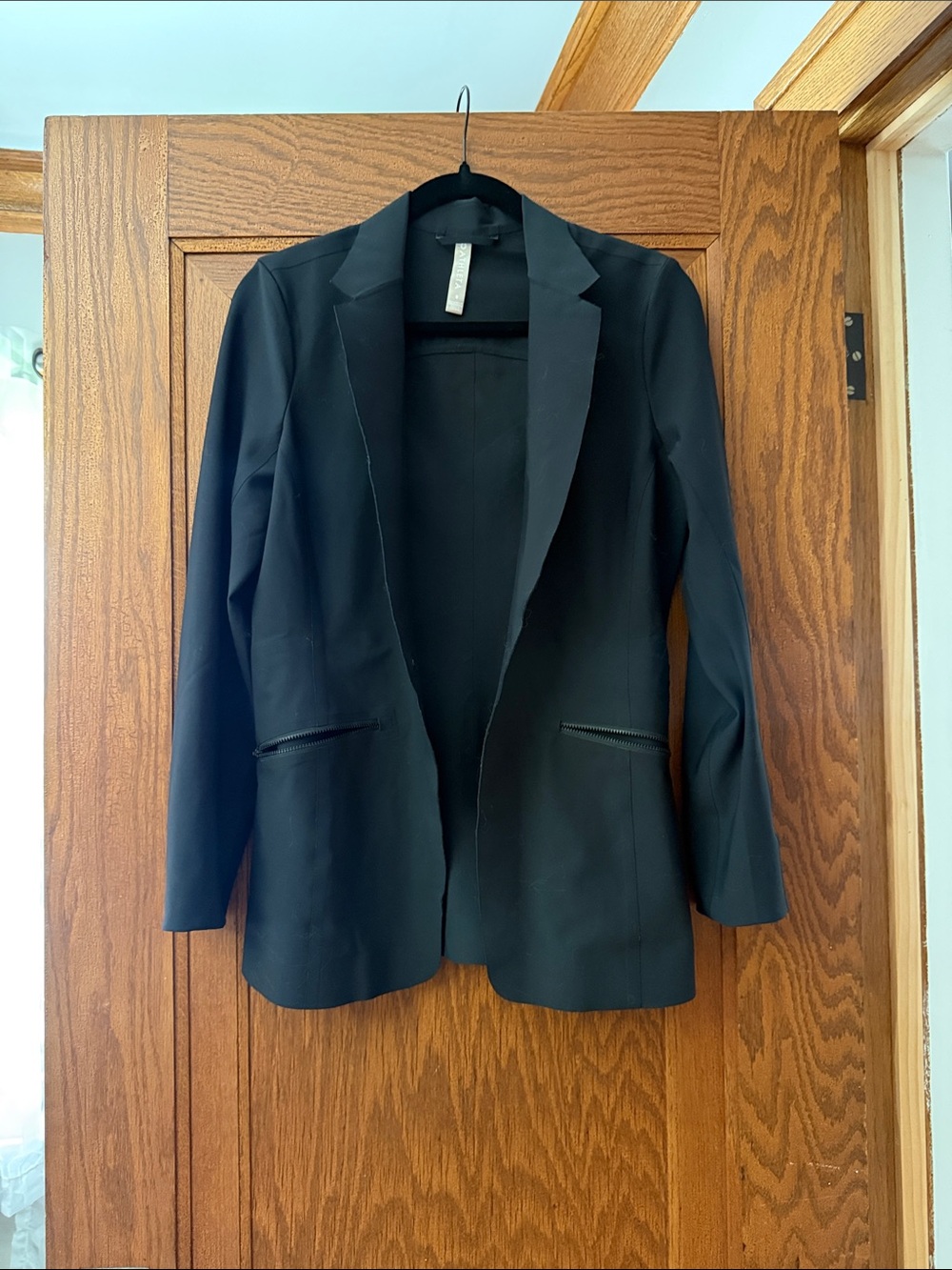 Athleta Black Open-Front Women's Blazer